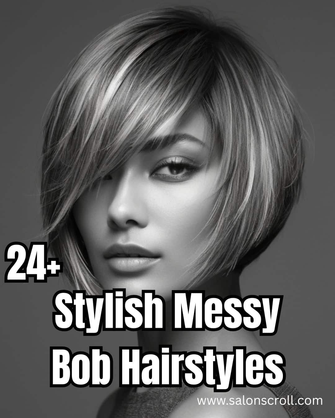 24+ Stylish Messy Bob Hairstyles