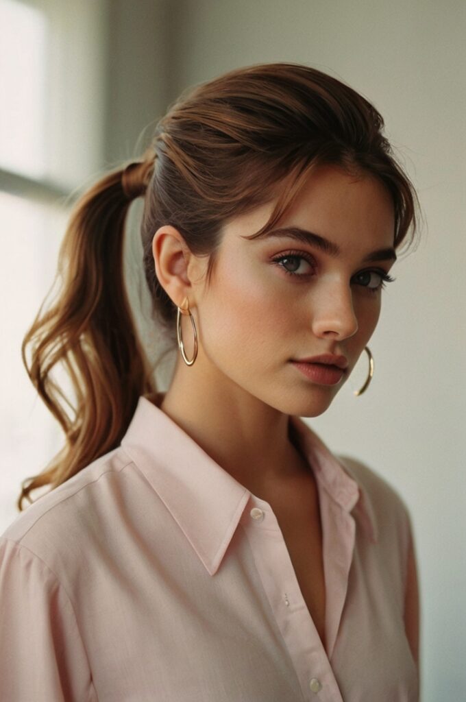 16. Double Ponytail (Trust Me)
