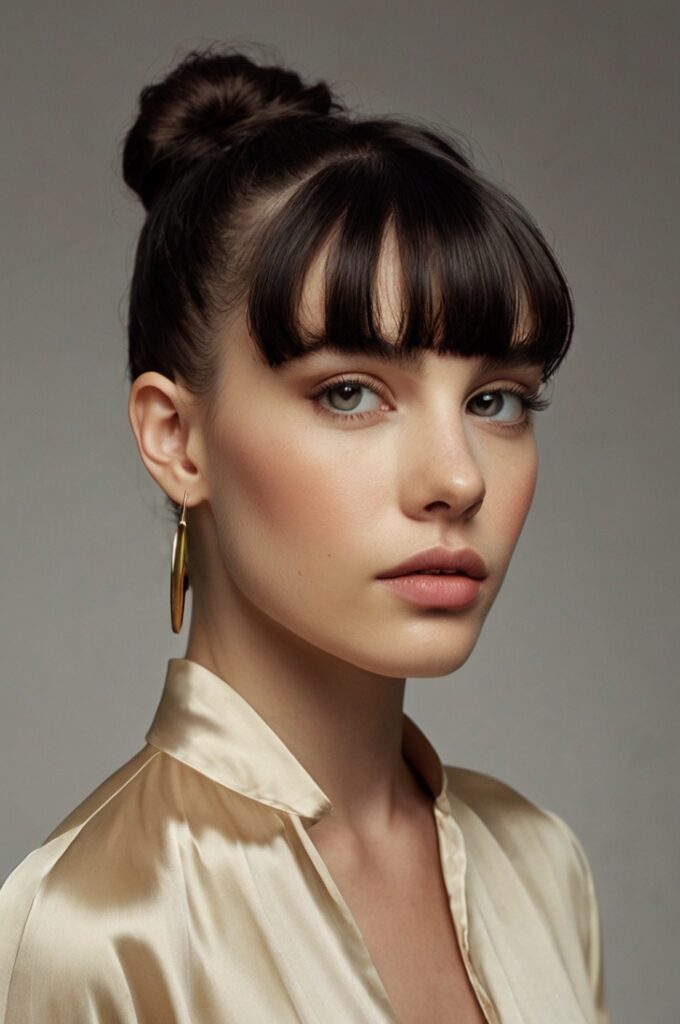 28. Sleek Braided Mohawk Pony