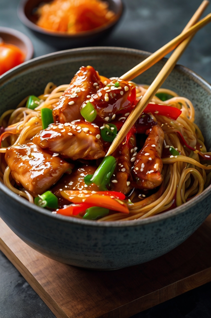 Chicken Teriyaki Noodles