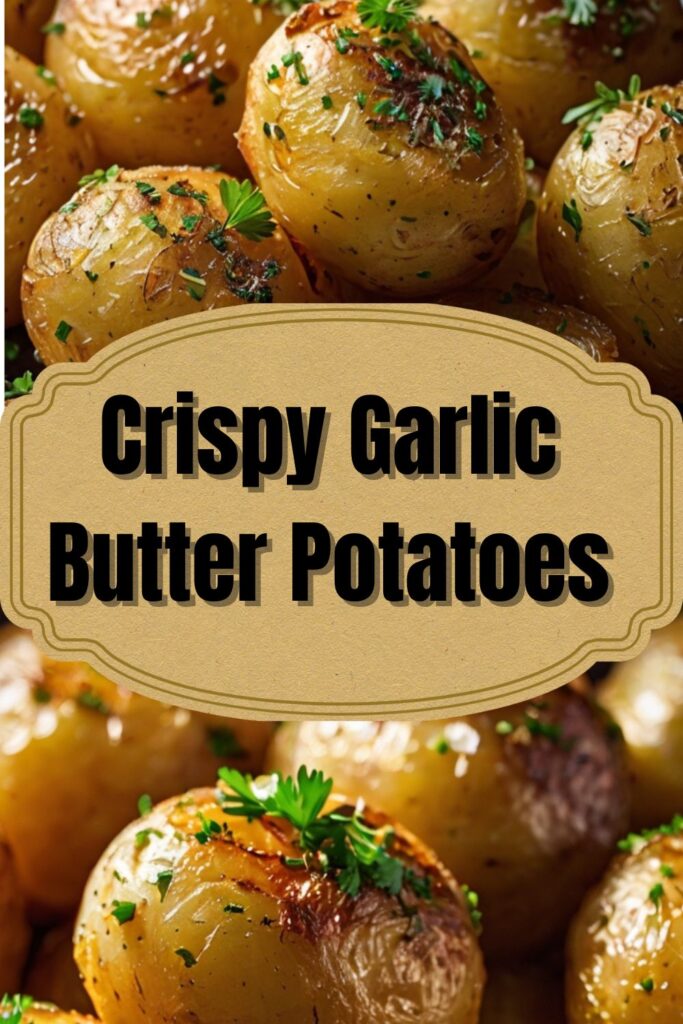 Crispy Garlic Butter Potatoes